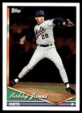 Bobby Jones 1994 Topps #539 New York Mets MLB READ FREE SHIPPING AutographDen