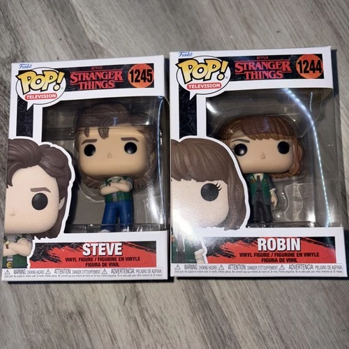 Funko Pop! Vinyl: Stranger Things Robin and Steve 2 Pack #1244 and #1245