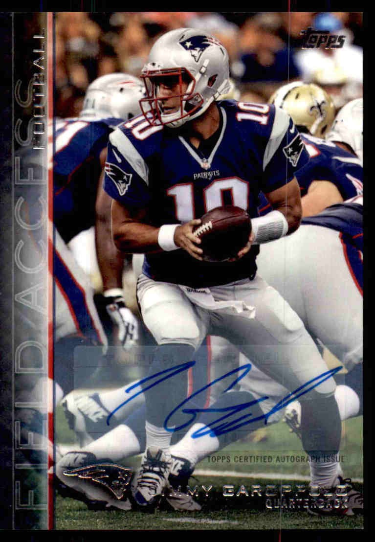 2015 Topps Field Access #182 Jimmy Garoppolo Autographs Auto