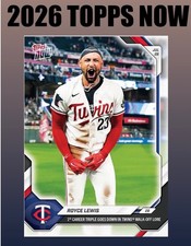  2026 Topps Now #496 ROYCE LEWIS 1st Career T...