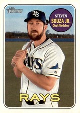 2018 Topps Heritage Steven Souza Jr. Tampa Bay Rays #32 5 Card Lot