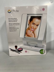 OttLite 26W Dual -Sided Natural Daylight Makeup Mirror -NEW SEALED