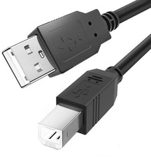 USB MIDI-Kabel 7,5 m A zu B für Klavier, Controller, Tastatur