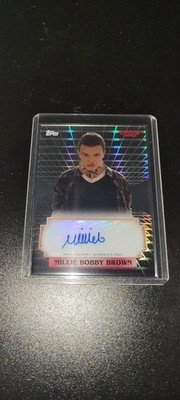 Stranger Things Millie Bobby Brown Autographed Card #A-MBB Topps 2025 High Tek