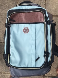 Back Pack Cabin Bag Multiple expandable compartments Lightly Pre used 50x30x22