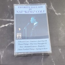 Favorite Ballads By Nat "King" Cole Cassette - 1982 Capital Records NEW SEALED