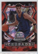 2020-21 Panini Prizm Draft Picks Crusade Red Ice Prizm Deni Avdija #86 12zm