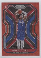 2020-21 Panini Prizm Ruby Wave Prizm Daniel Oturu #279 0kr0