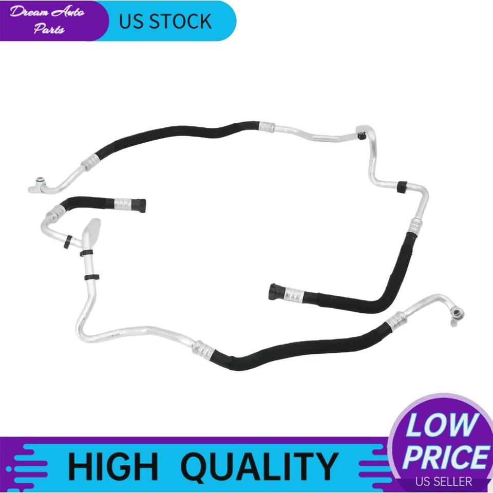 Fit BMW 535i 640i 17227636879 2x Engine Oil Cooler Line Hose Pipe Inlet&Outlet — 第 4/4 张图片