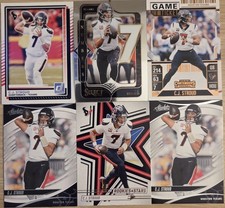 CJ Stroud Card Lot (7) Gold Parallel/Texans/Ohio State 