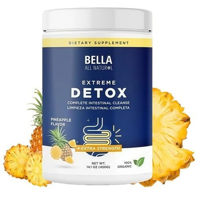 Bella Natural Detox   Pineapple Powder for Full Body Cleanse & Digestive Health