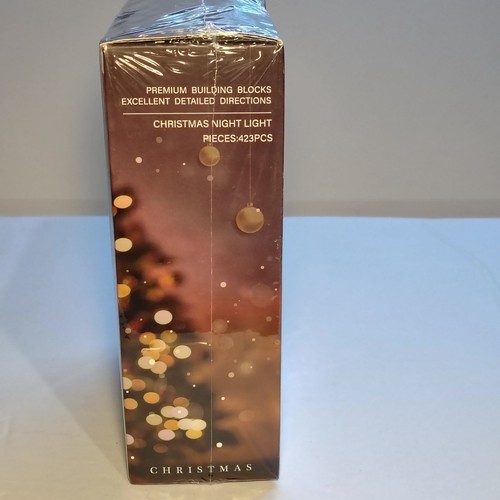 Weihnachten Nachtlicht Bausteine Set 423 Teile mit USB Stecker & Aufklebern - Bild 3 von 5