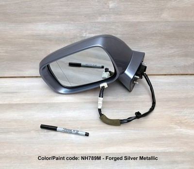 2013-2018 ACURA RDX LEFT DRIVER LH SIDE DOOR MIRROR SILVER METALLIC TURN SIGNAL