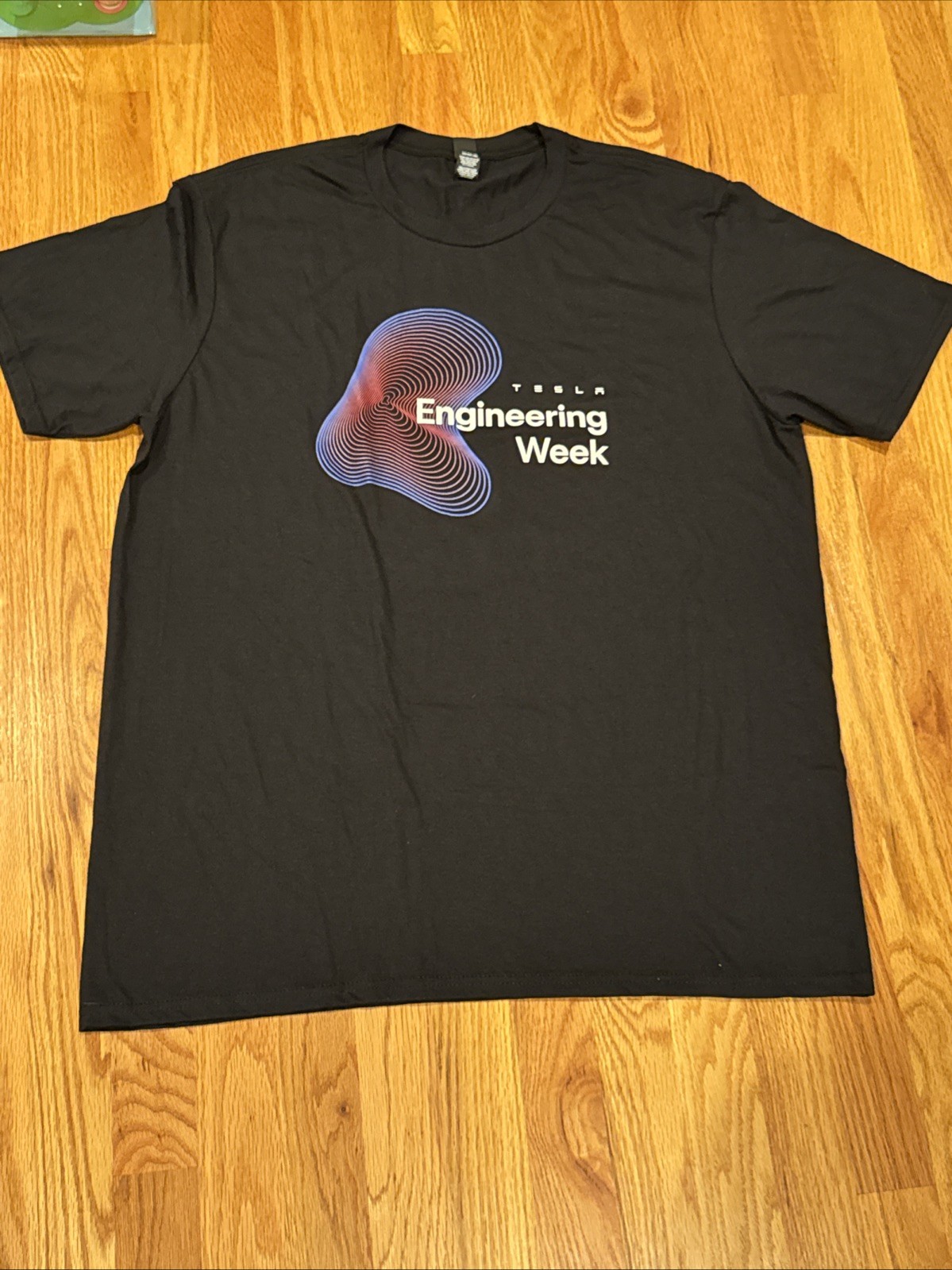 TESLA Motors Engineering Week T-Shirt Black  Tee NEW XL. Rare.