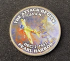 Colorized Kennedy JFK Half Dollar Pearl Harbor The Attack Begins Free Shipping