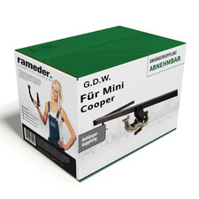 G.D.W. Anhängerkupplung abnehmbar für Mini Cooper 06.2001-09.2006 AHK