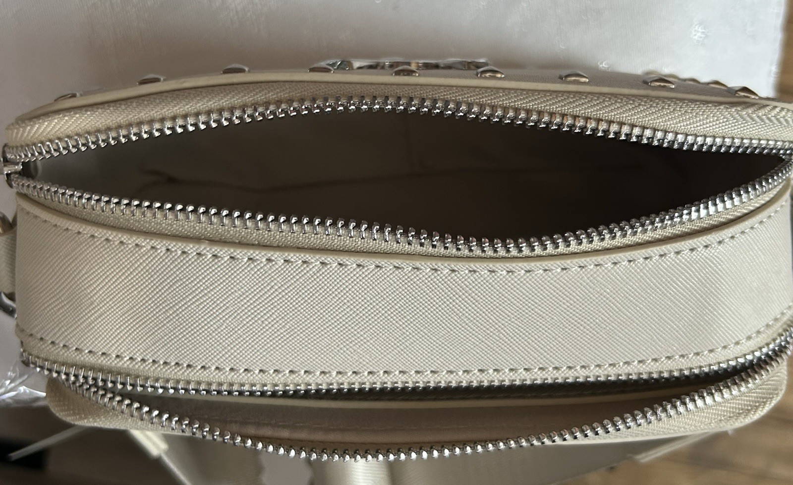 Valentino Orlandi Camera Bag - Taupe - New With Tags - MSRP $159 thumbnail 16