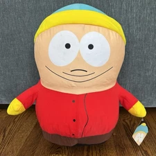 Toy Factory South Park Eric Cartman 18” Popcorn Filled Plush NWT Firm Stuffed
