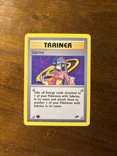Sabrina First Edition 110/132 Gym Challenge Pokémon TCG Regular Rare WOTC NM/LP on eBay
