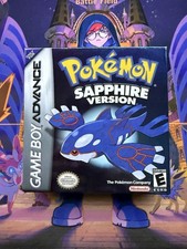 Pokemon Sapphire REPLACEMENT Box Insert
