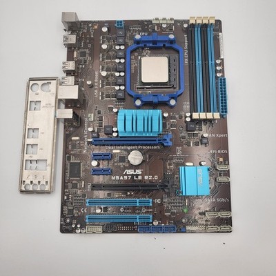 ASUS M5A97 LE R2.0 AM3 Motherboard with Processor BOTH DONT WORK NOT TESTED