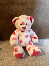 Build a Bear Valentine  s Day Pink and Red Hearts Bear 2010 Retired