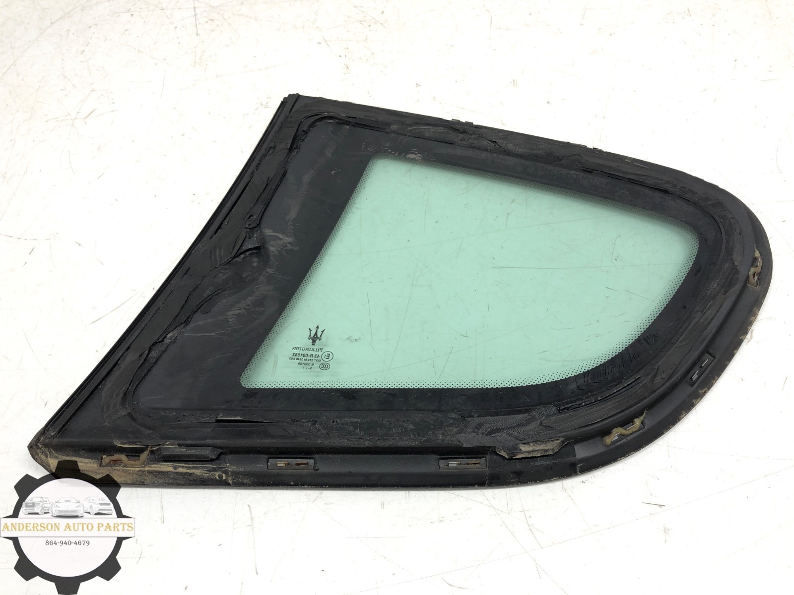 2008-2018 MASERATI GRANTURISMO RIGHT PASS REAR QUARTER PANEL WINDOW GLASS OEM