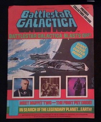 Battlestar Galactica Official Poster Magazine F+