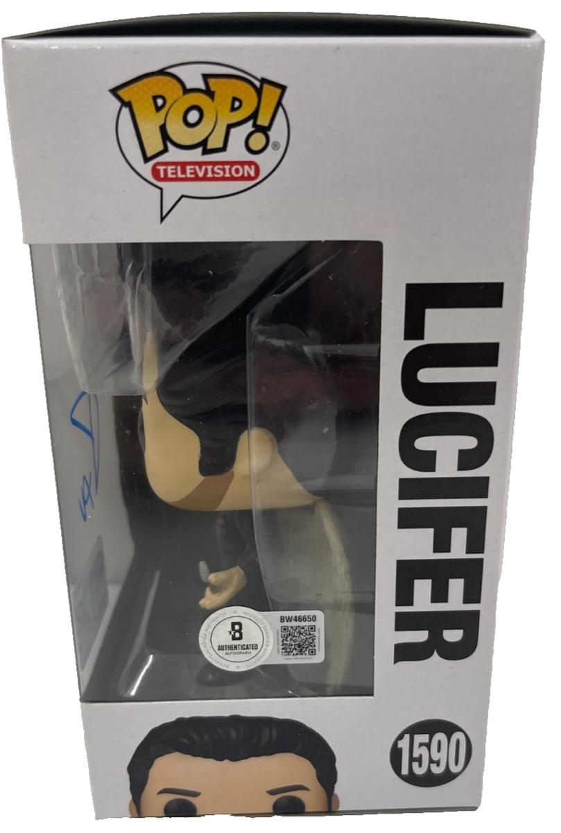Tom Ellis Signed Lucifer Funko 1590 2024 LE Authentic Autograph