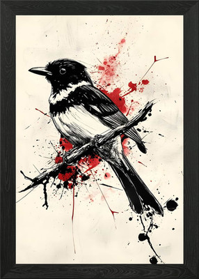 Vogel Tier Vogel_1 gerahmtes Wandbild Poster Leinwandbild Bild
