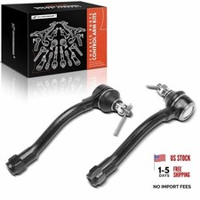 2 x Front Outer Tie Rod Ends, Compatible with Kia Rio 2006-2011, Rio5 2006