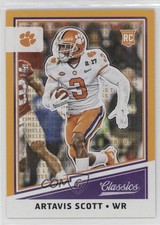 2017 Panini Classics Rookies Timeless Tributes Gold 24/99 Artavis Scott #205 3n1