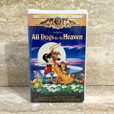 All Dogs Go to Heaven VHS, 2000, Clam Shell Family Entertainment 