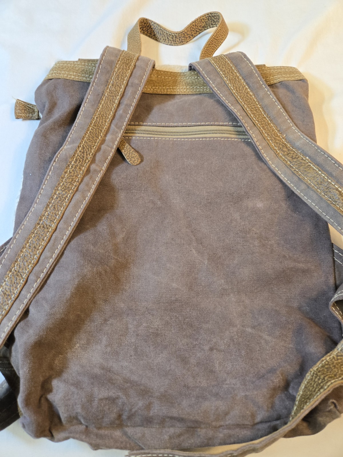 Myra Geometric Pattern Backpack Zip Closure Buckl… - image 8