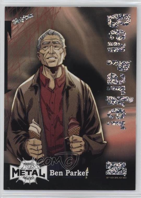 2022 Marvel Metal Universe Spider-Man Z-Force Rave 94/100 Ben Parker #Z-4 1m1a