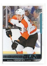 2018-19 UPPER DECK SERIES 1 MIKHAIL VOROBYEV YOUNG GUNS #203 FLYERS