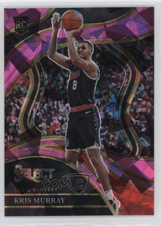 2023-24 Panini Select Courtside Pink Cracked Ice Prizm /99 Kris Murray Rookie RC