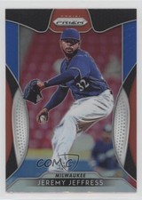 2019 Panini Prizm Red White & Blue Prizm Jeremy Jeffress #86 1s8