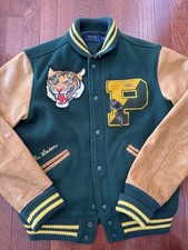 Ralph Lauren Polo Tiger Varsity Letterman Jacket Size Small