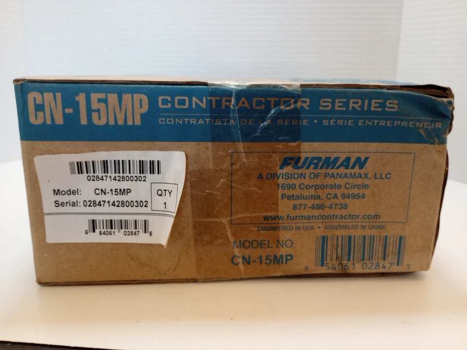 Furman CN-15MP Contractor Series 15A MiniPort (CN-15MP) Fire Relay NEW - Image 2 of 4