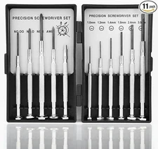 11PCS Small Precision Screwdriver Set Mini Screw Driver Set Kit 6 Different Size