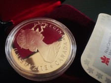 CANADA SILVER DOLLAR - 1985 DEEP CAMEO PROOF COIN - NATIONAL PARKS, CASE & COA