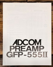 Adcom GFP-555 MK2 / II Preamp / Preamplifier ...