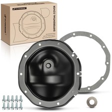 A-premium Rear Differential Cover Wgasket Fit For Chevy Gmc Black