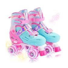 2PM SPORTS Roller Skates for Girls Boys Kids Age 4-6 5-8 6-12 8-12 with Light...