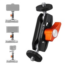 K F CONCEPT Articulating Mini Magic Arm with 1/4"-20 Screw 360  Swivel Ball Head