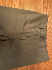 Women  s High- Waisted Flare Leg Dark green Pants