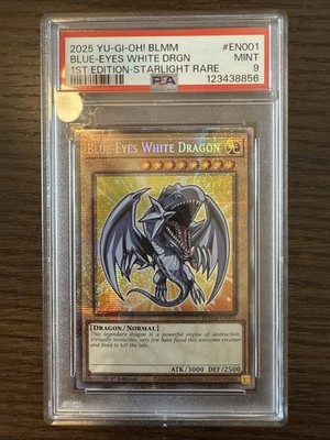2025 Yu-Gi-Oh BLMM Blue Eyes White Dragon 1st Edition - Starlight
