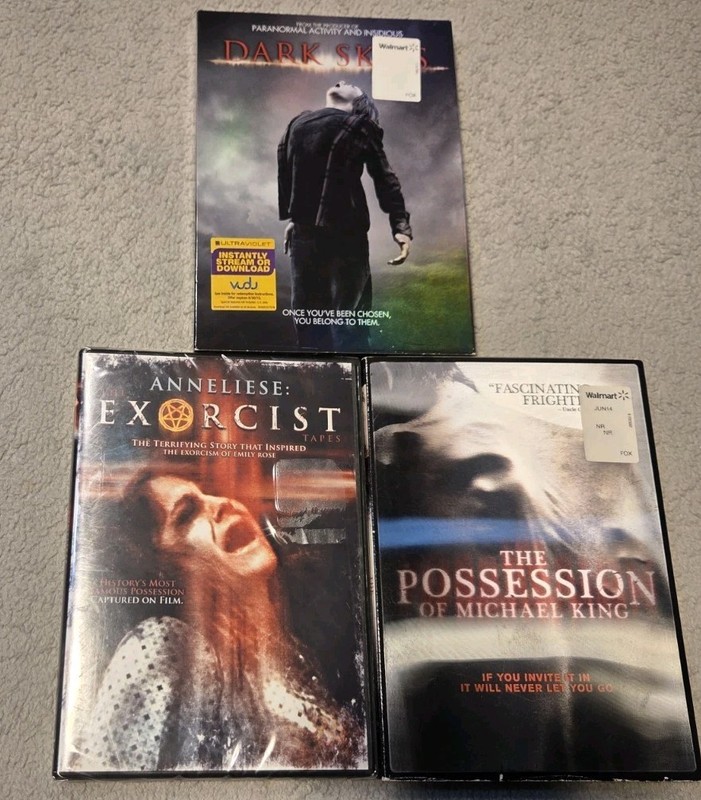 Lot Anneliese Exorcist tapesDark SkiesPossesion Of Michael King DVD 3