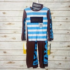 Hershey's Boys Striped Pajama Set Size 6